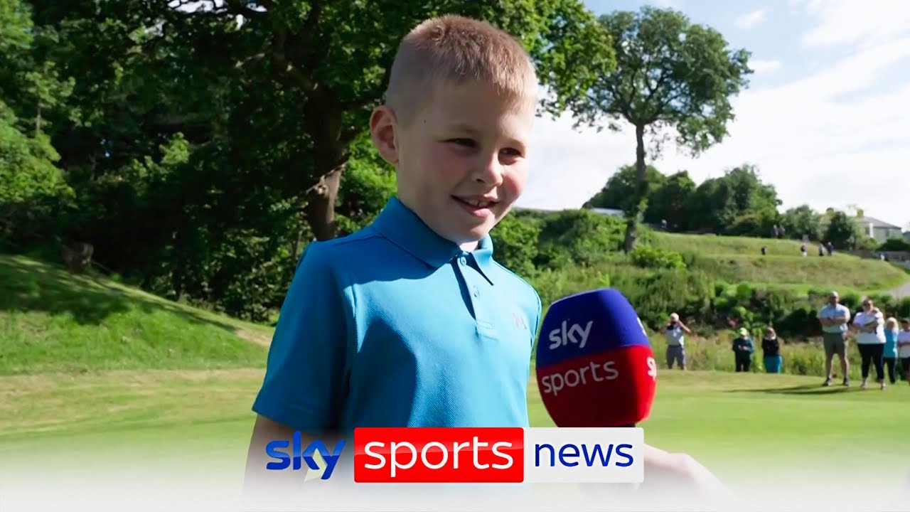 7-year-old George Hughes completes golfing marathon in 5 different countries in 24 hours for charity