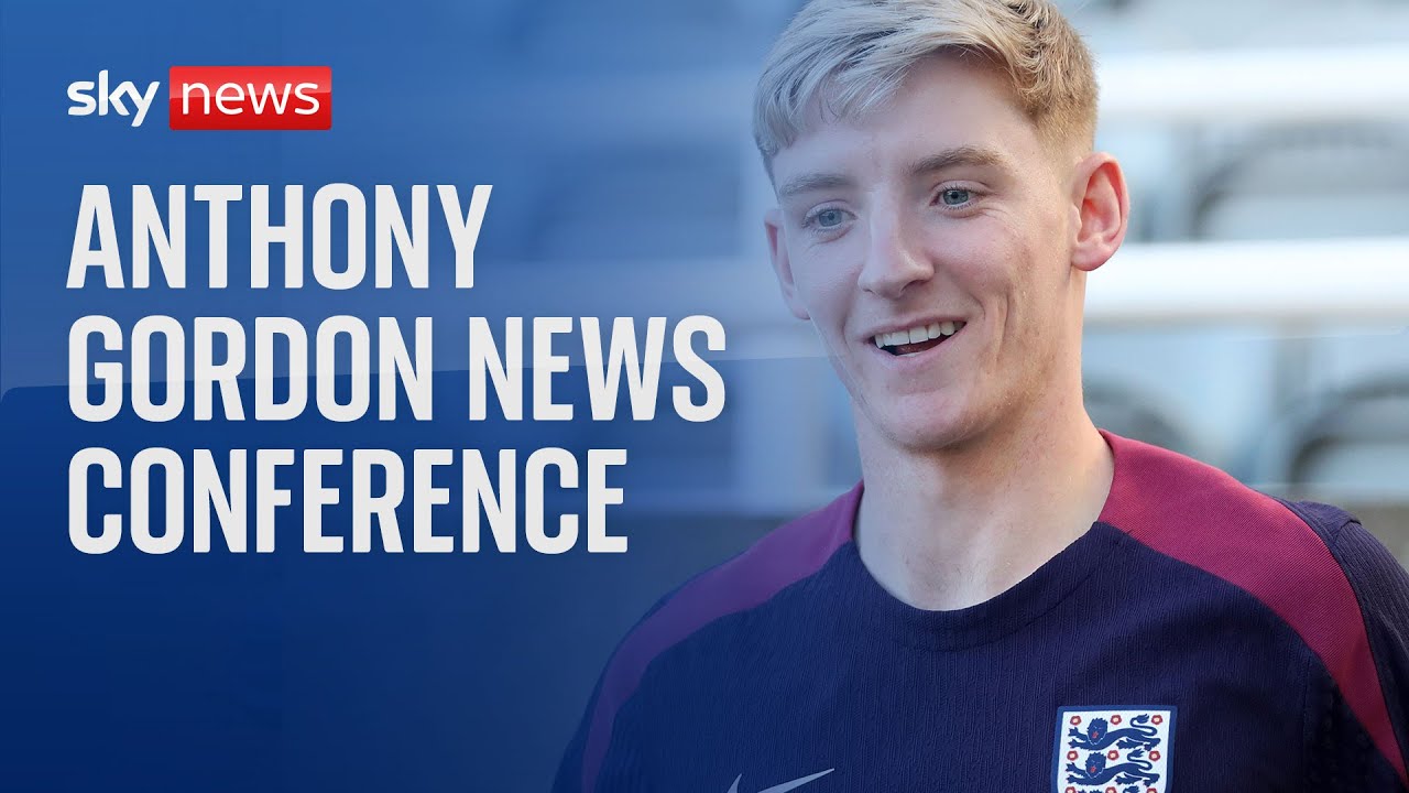 Anthony Gordon Euro 2024 news conference