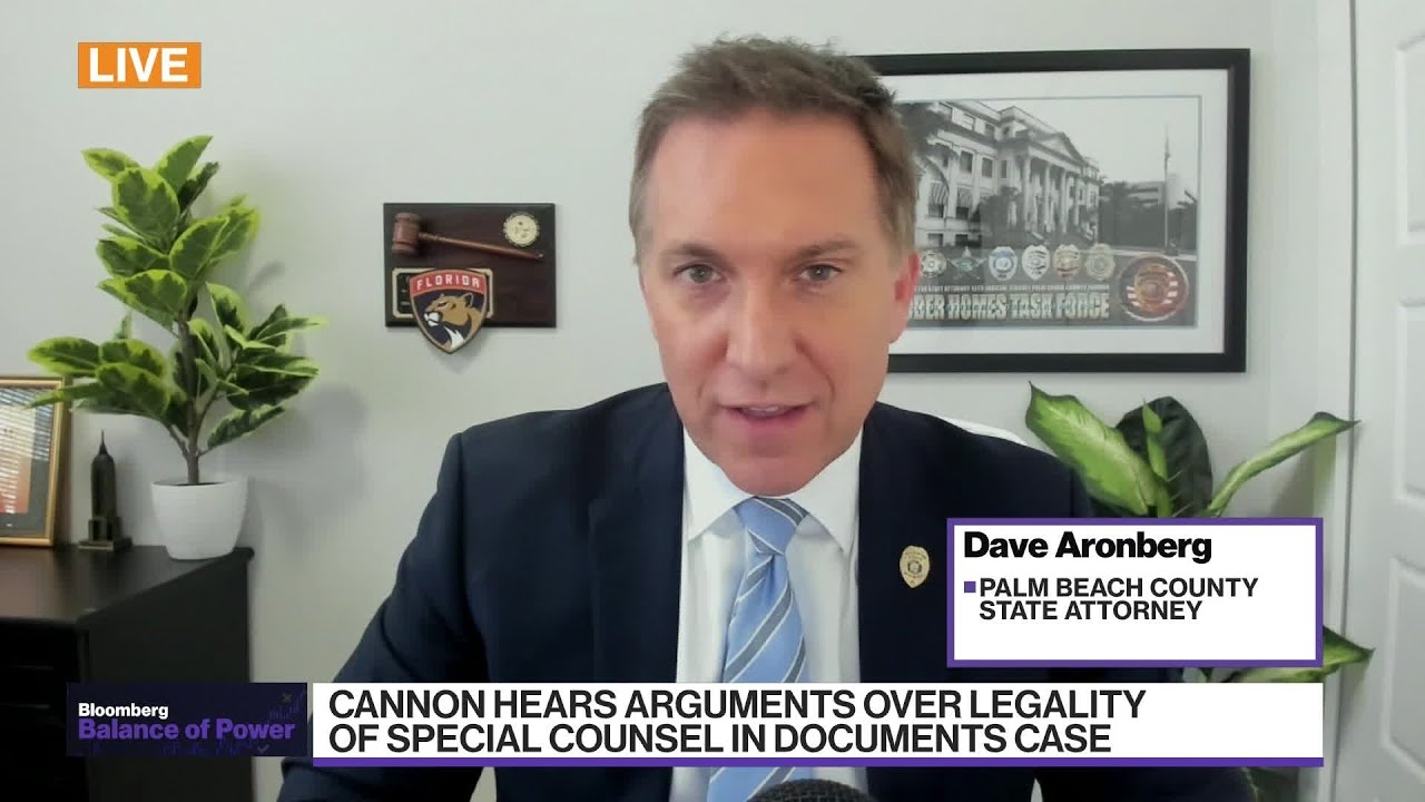 Aronberg Discusses Trump’s Documents Case, Judge Cannon