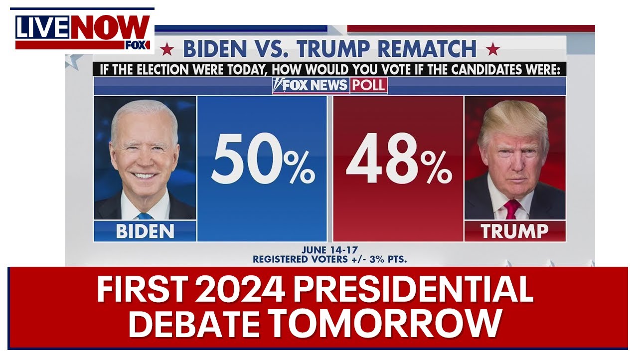 Biden and Trump’s first 2024 debate: What you can expect | LiveNOW from FOX