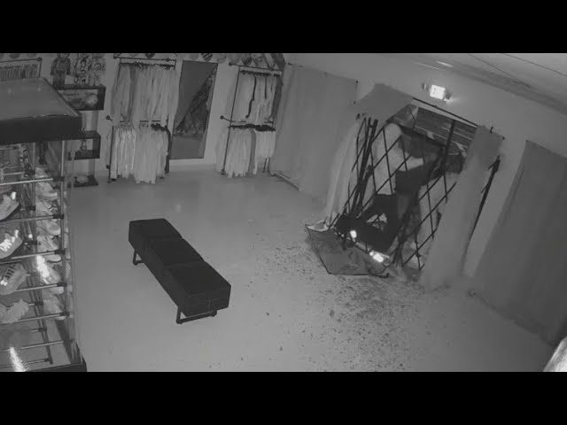 Bold burglars smash car into popular Atlanta sneaker shop | FOX 5 News