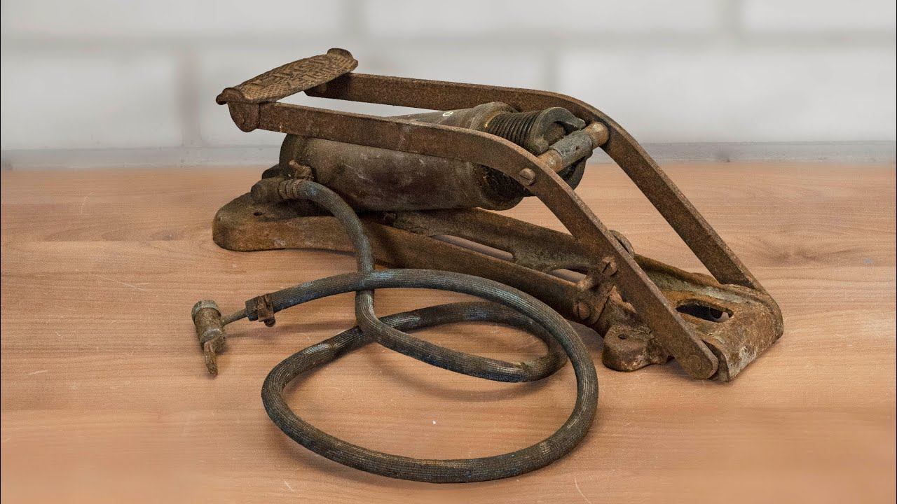 British Air Force Foot Pump Restoration – World War II 1943