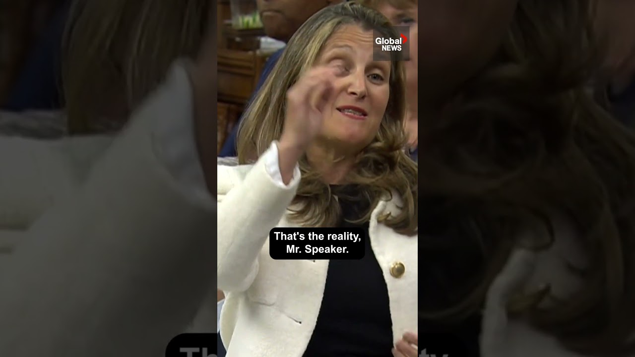 Conservatives are “populists who can’t do math,” Freeland says #capitalgains #Canada