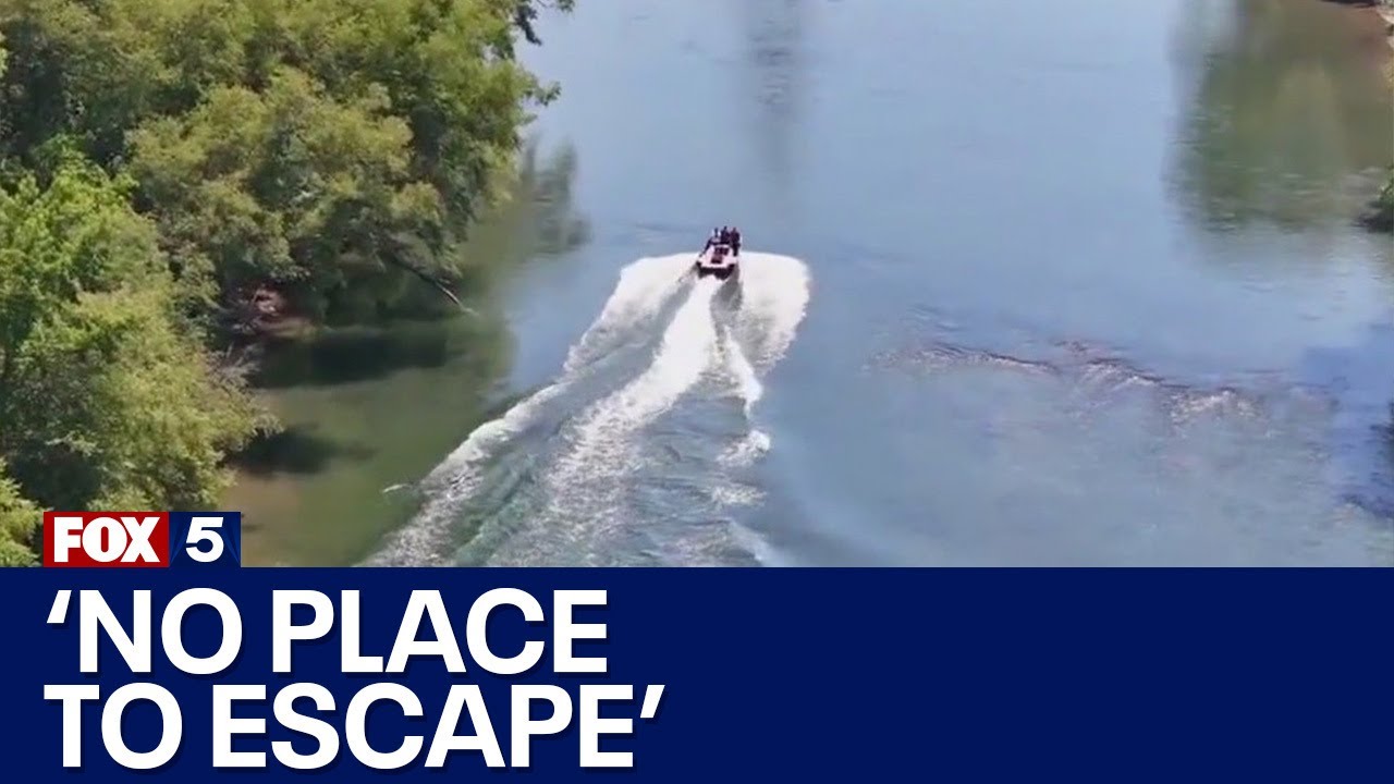 Couple stranded in the dark rescued from Chattahoochee River | FOX 5 News