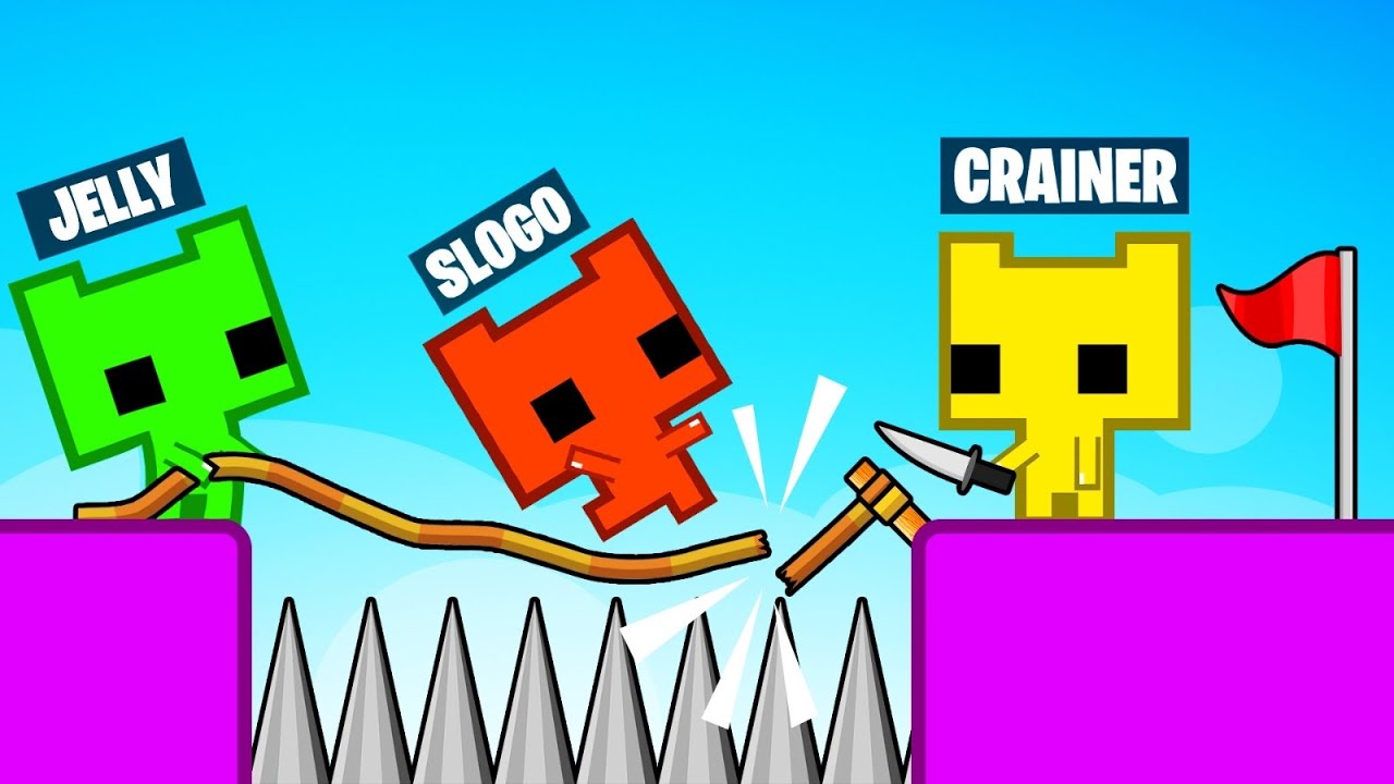 Cut The Rope To TROLL SLOGO! (Pico Park)