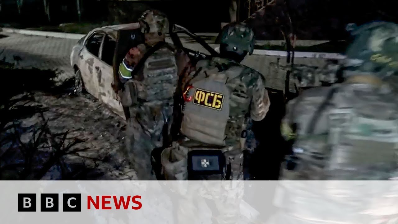 Deadly attacks on synagogue and churches in Russia’s Dagestan | BBC News