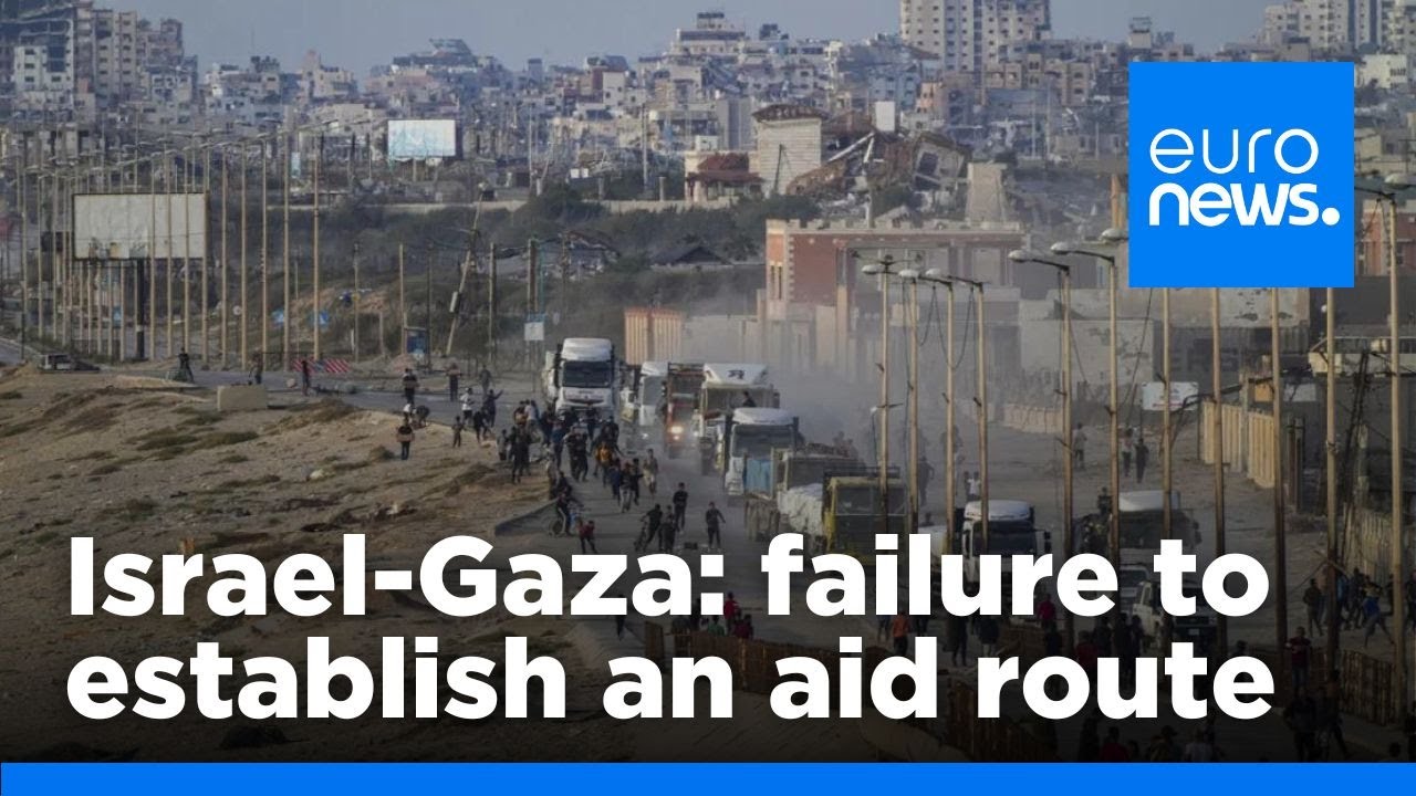 Desperation in Gaza as Israel’s pledge for aid route falls flat | euronews 🇬🇧