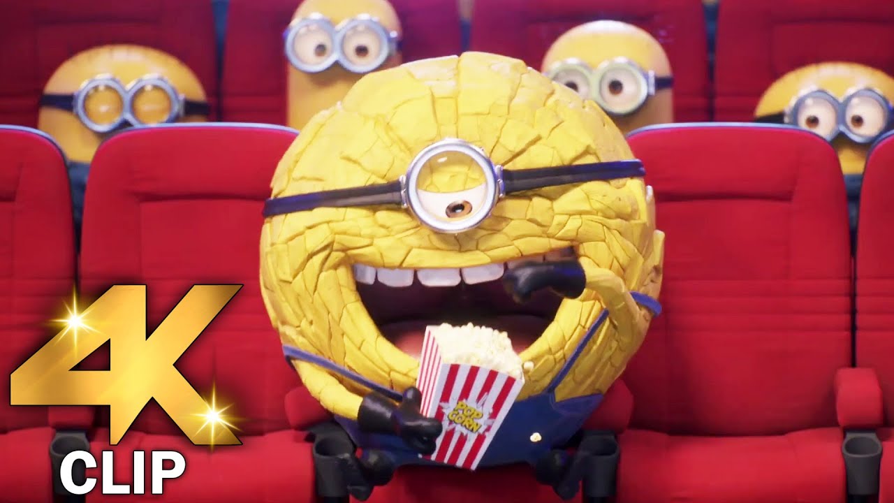 DESPICABLE ME 4 “Mega Minions Fight For Popcorn” Short Film + Trailer (4K ULTRA HD) 2024