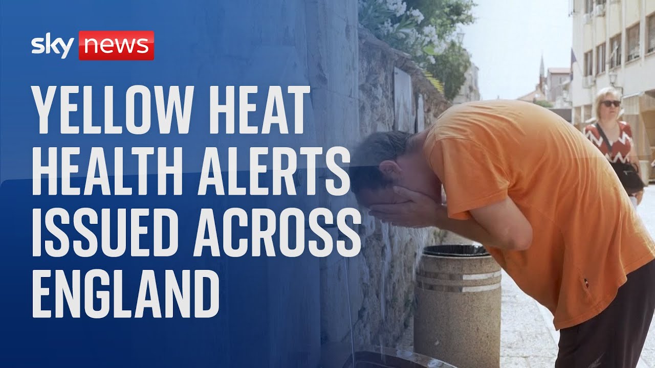 Europe experiences record heatwaves as yellow heat health alert issued for most of England