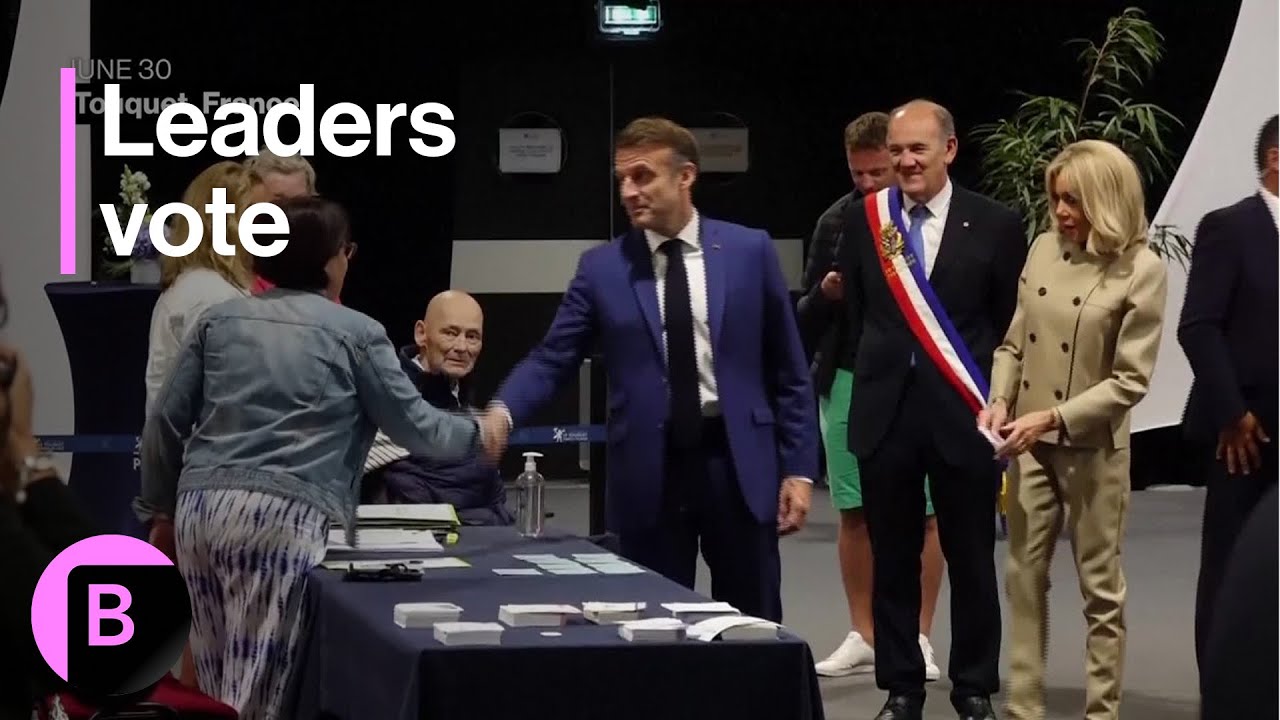 French Elections: Leaders Cast Ballots in First Round of Votes