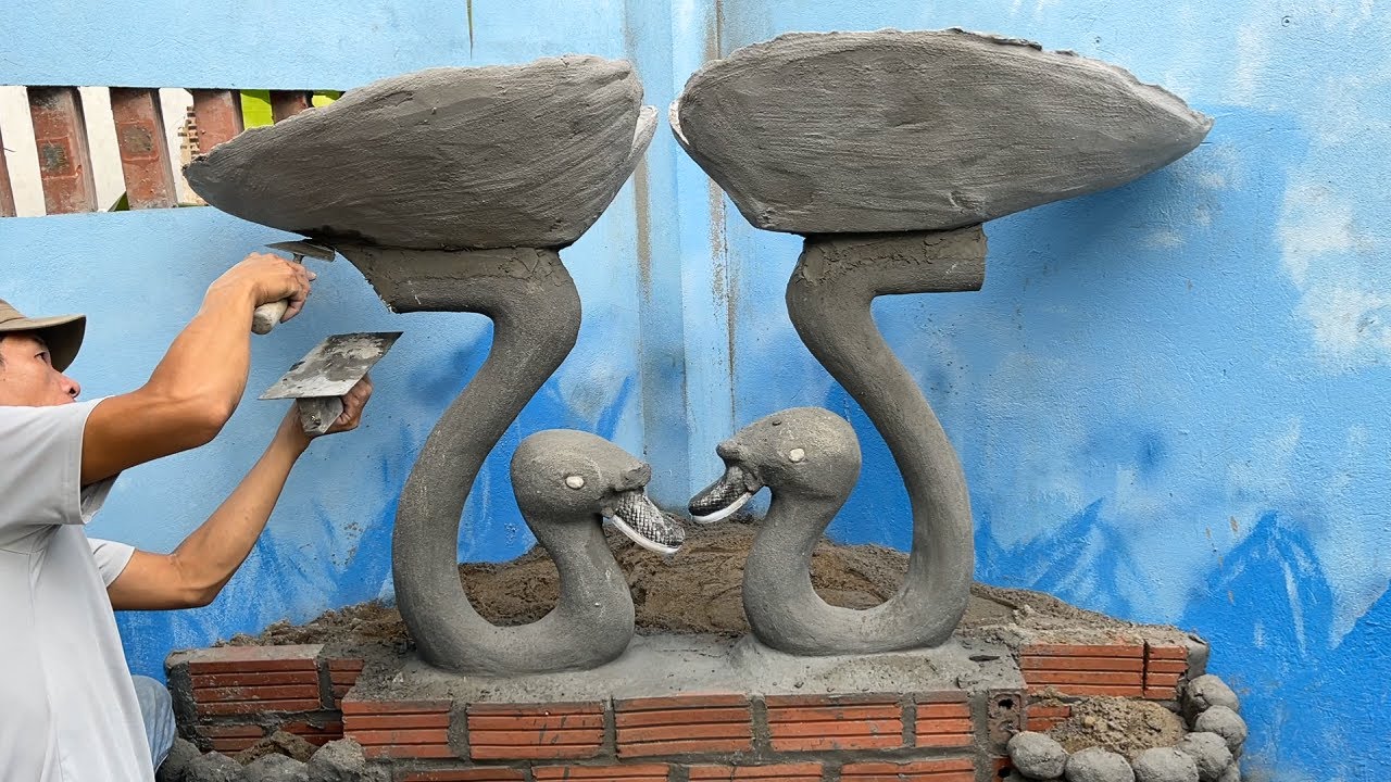 Garden Design And Decoration Ideas From Cement For You // Beautiful And Lovely