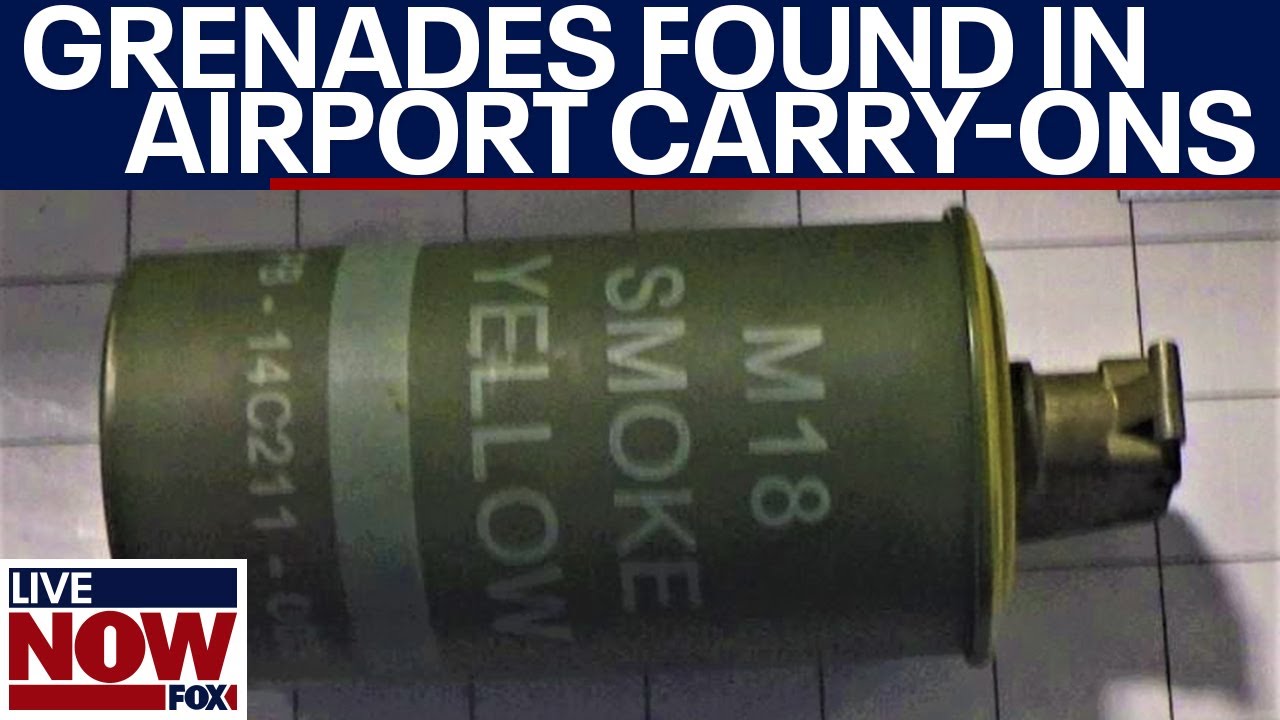 Grenades in airport carry-on bags, TSA shares photos | LiveNOW from FOX