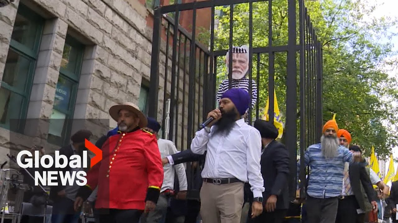 Hardeep Singh Nijjar: Activists mark 1-year anniversary of Sikh leader’s death