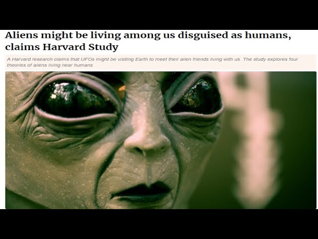 Harvard Reveals Hidden Aliens