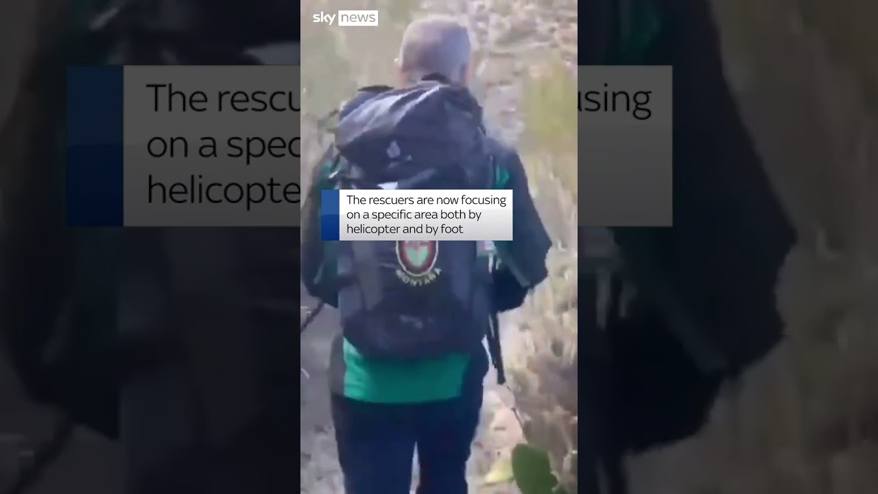 Helicopter searches for Jay Slater