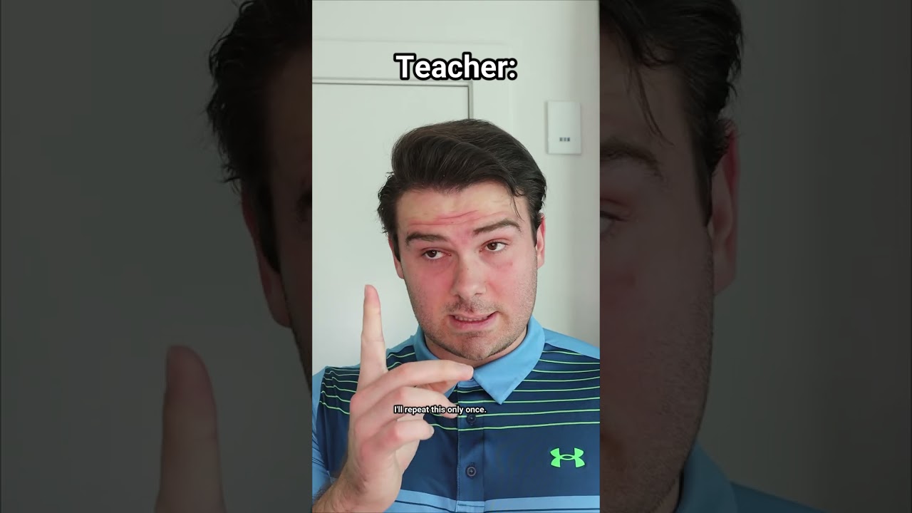 How The Teacher Sounds In That One Class That You Never Understand.