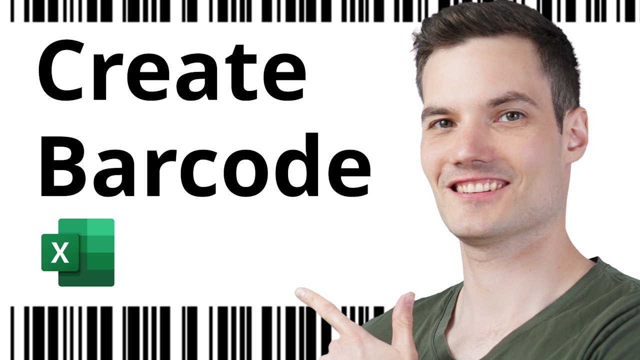 How to Create Barcode in Excel – FREE & No Install