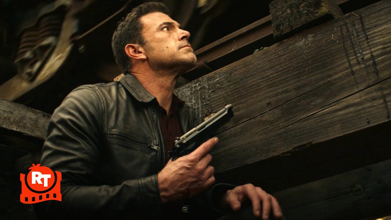 Hypnotic (2023) – Mind-Bending Trainyard Chase Scene | Movieclips