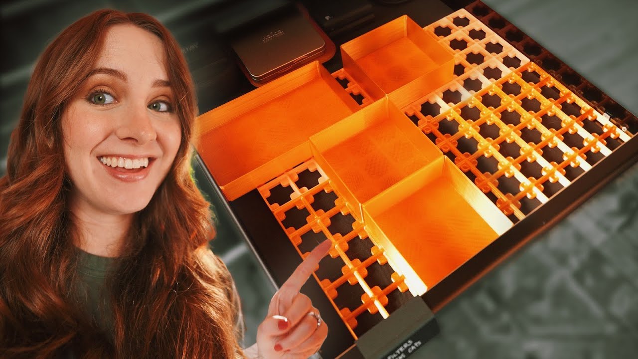 I organized my camera gear with 3d printing