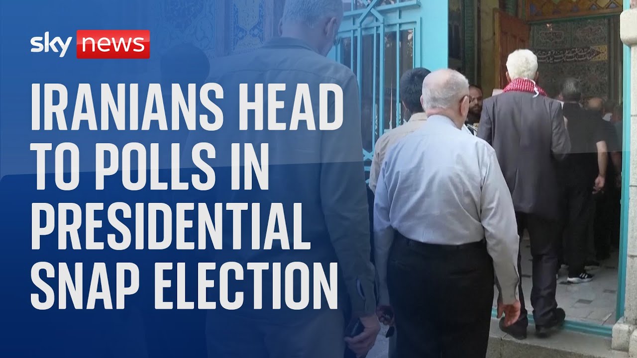 Iranians head to polls in snap presidential election after death of Ebrahim Raisi