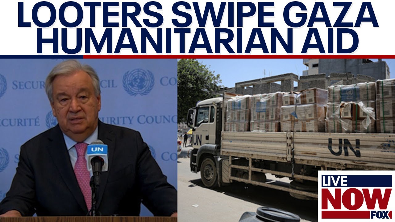 Israel-Hamas war: Looters steal Gaza humanitarian aid, UN chief says | LiveNOW from FOX