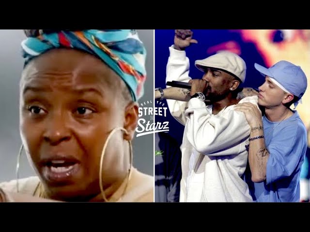 Jaguar Wright REVEALS Eminem had PROOF as a ghostwriter who helped “MAKE” him?!