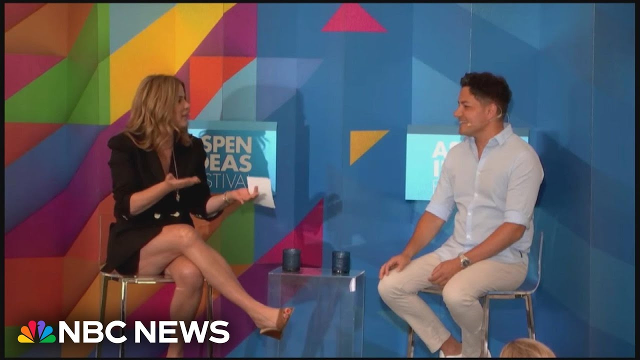 Jenna Bush Hager teases her July book club pick with author Chris Whitaker at Aspen Ideas Festival