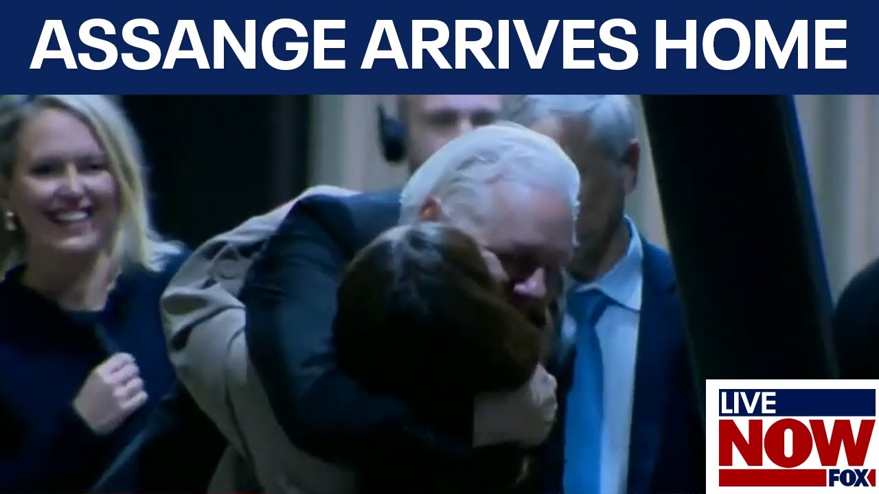 Julian Assange returns to Australia a free man after plea deal | LiveNOW from FOX