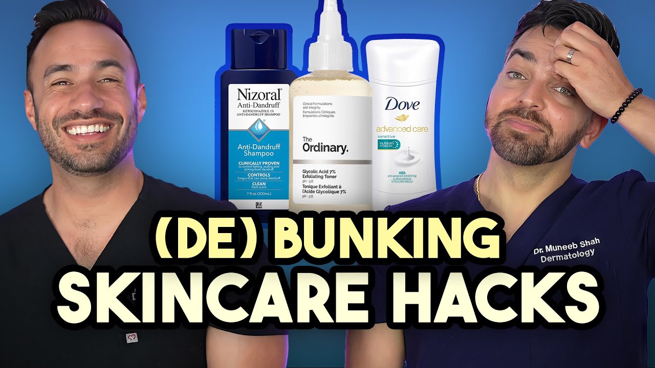 Ketoconazole for Hair Growth, Glycolic Acid for KP, and Deodorant Hacks | Doctorly DEBUNKS Hacks