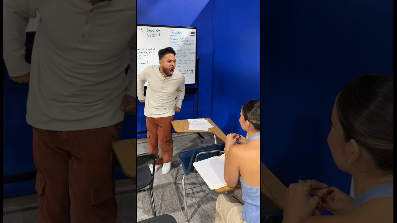 Kids around their crush 😂