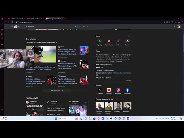 Late stream alot of drama