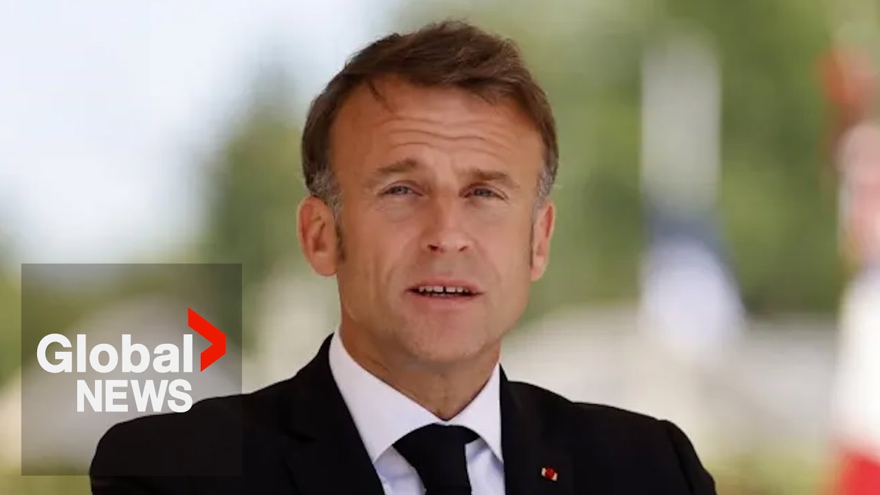 Macron defends decision to call snap election, suspend electoral reform in New Caledonia