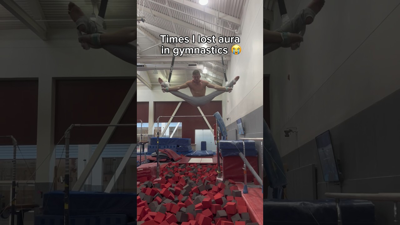 My aura levels are dangerously low 😭 #embarrasing #olympics #athlete #gymnastics #gymnast #sports