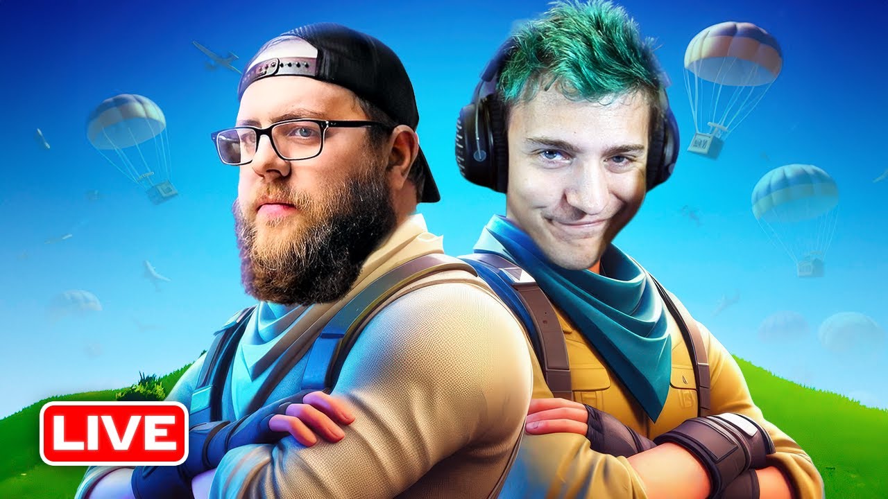 My Brother Forced Me To Play Fortnite 🔴 Live