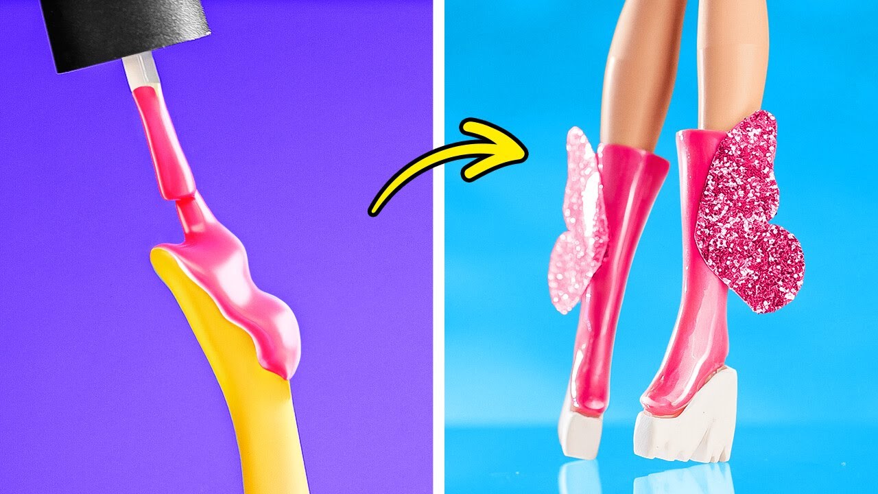 New Barbie Crafts & Life Hacks 💕✨ Transform Your Dolls!