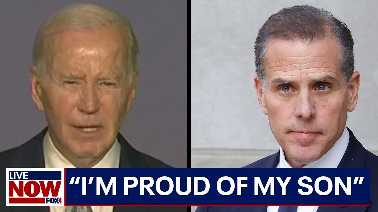 NO PARDON for Hunter, Pres. Biden says in first public comments since conviction | LiveNOW from FOX