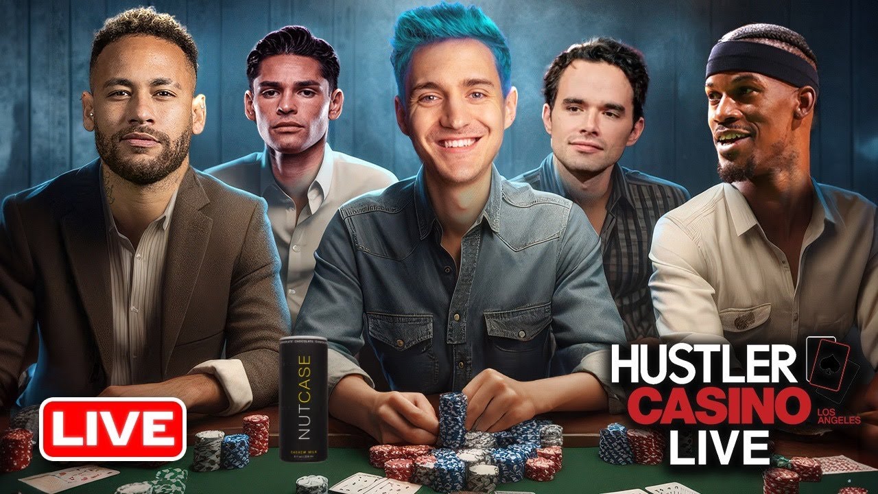 Poker Night with Neymar + Jimmy Butler + Ryan Garcia and More 🔴 Live