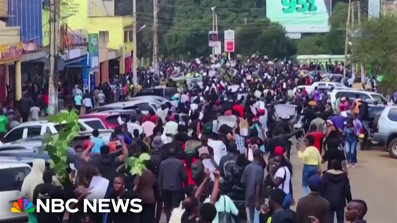 Police in Kenya respond to protests over controversial tax bill