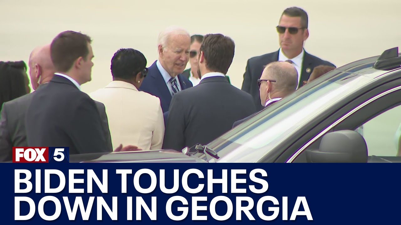 President Biden lands in Atlanta for Presidential Debate | FOX 5 News