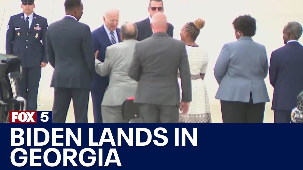President Biden lands in Atlanta | FOX 5 News
