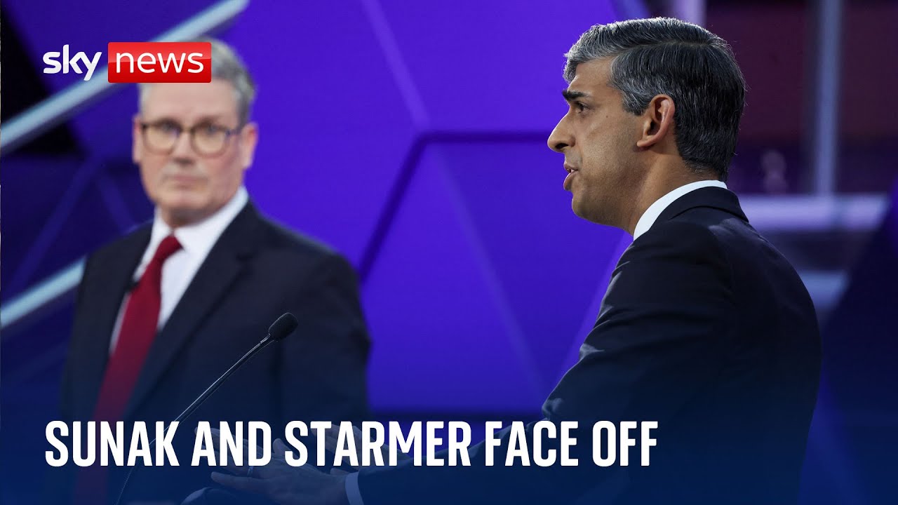 Rishi Sunak and Keir Starmer go head to head in final electoral debate