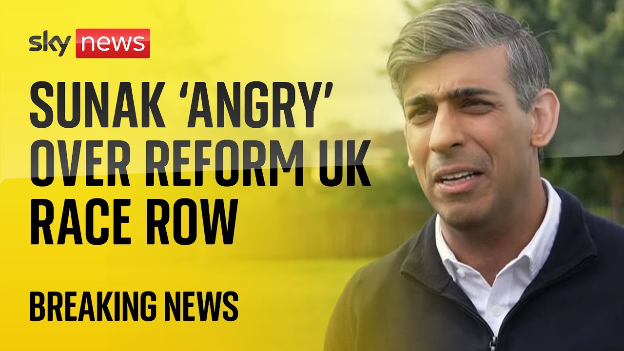 Rishi Sunak speaks of hurt & anger at daughters hearing racial slur from Reform activists