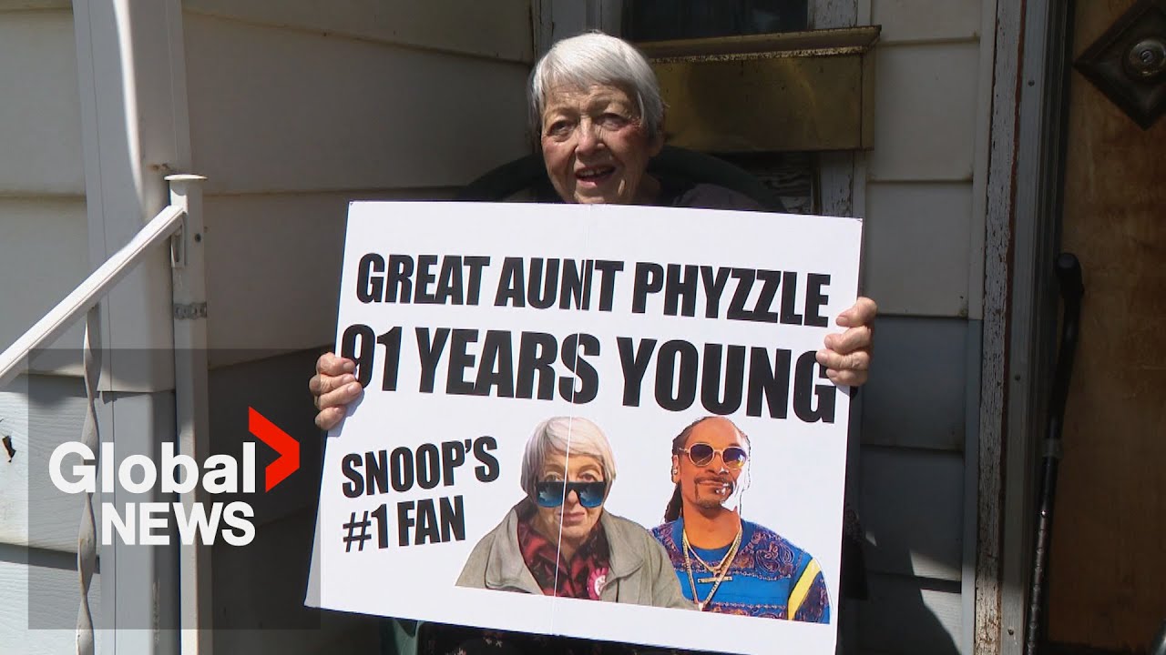 Snoop Dogg delights 91-year-old Canadian fan with special gift