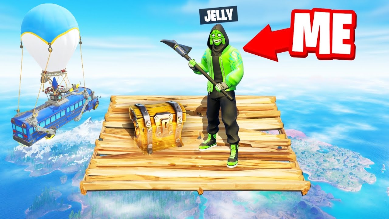 Spending 24 Hours On ONE BLOCK! (Fortnite)