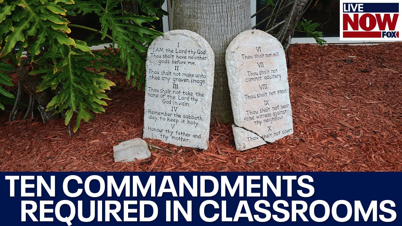 Ten Commandments must be posted in all Louisiana classrooms, new law orders | LiveNOW from FOX