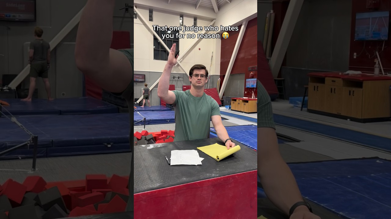 This is for real what it feels like 😂 #gymnastics #gymnast #sports #sport #olympics #judge #judges