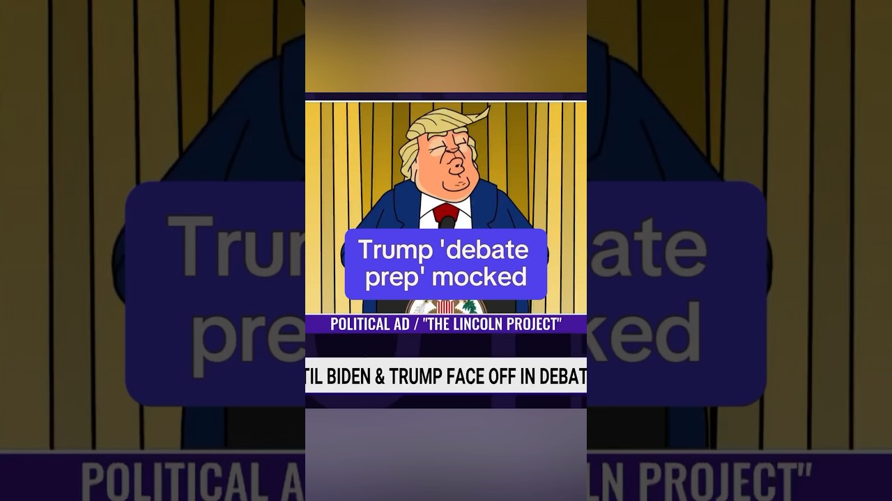 Trump ‘debate prep’ mocked
