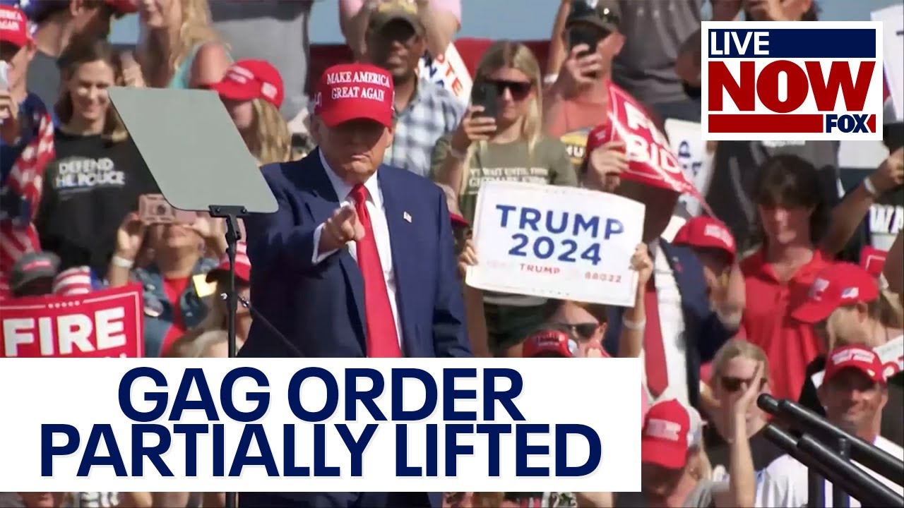Trump gag order partially lifted in hush money case | LiveNOW from FOX