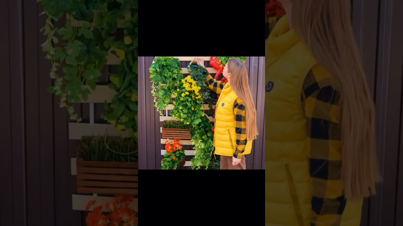 Vertical garden idea for your backyard