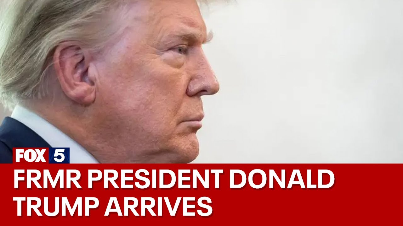 WATCH LIVE: Former President Trump arrives at Hartsfield-Jackson International Airport | FOX 5 News